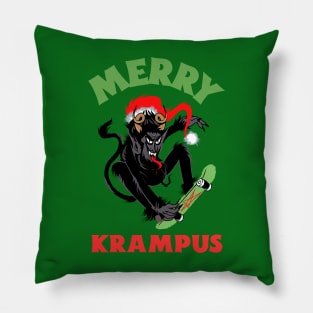 Merry Krampus Pillow