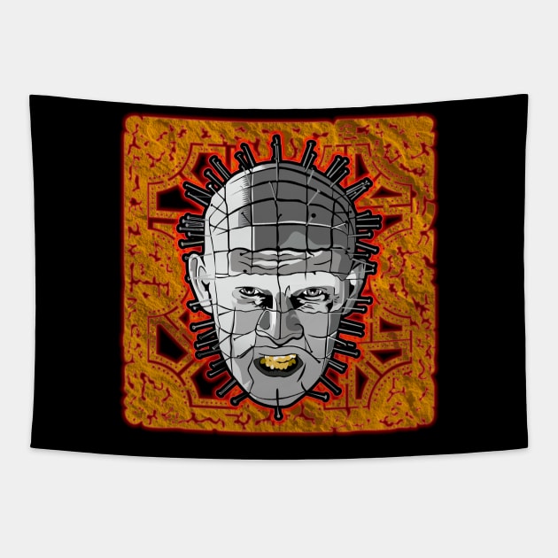 Pinhead Hellraiser Tapestry by Drumsartco