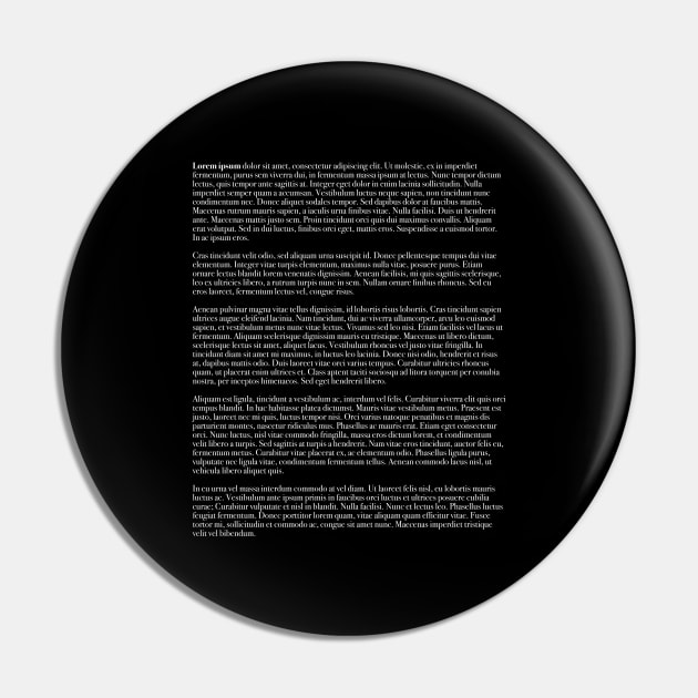 Lorem Ipsum Pin by OrtegaSG