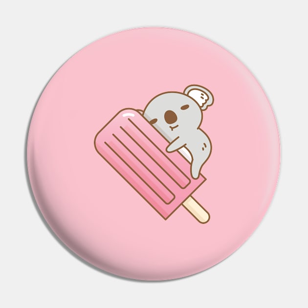 koala and pink ice pop Pin by Noristudio