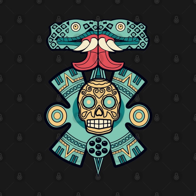 Aztec Empire Art Motif by VinagreShop