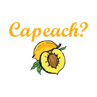 Capeach ? funny and cute peach for the summer T-Shirt