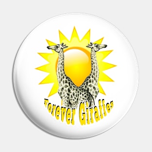Forever Giraffes Pin