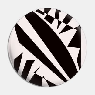 Ornament geometric black Pin