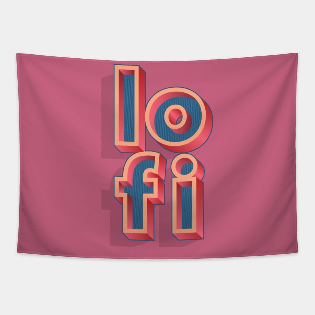 LoFi Music Lover Chillout Vibes Gift Tapestry by teeleoshirts