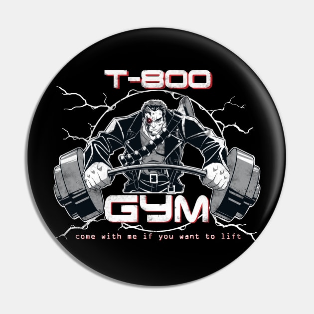 T-800 Gym Pin by CoinboxTees