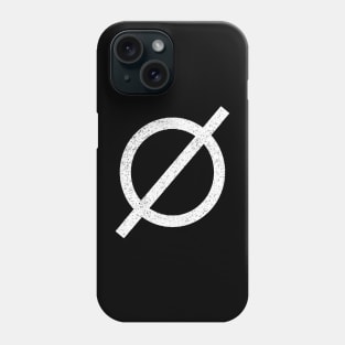 EMPTY SET SYMBOL Phone Case