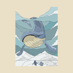 Sky-whale T-Shirt