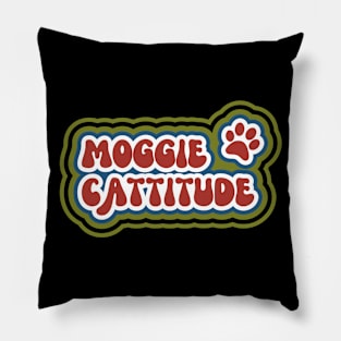 Moggie Cattitude Pillow