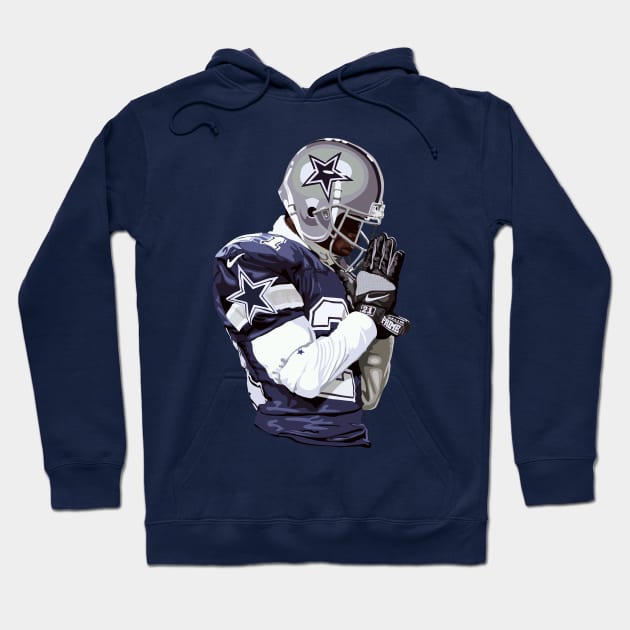 Carl Cordes Deion Sanders • Dallas Cowboys Hoodie