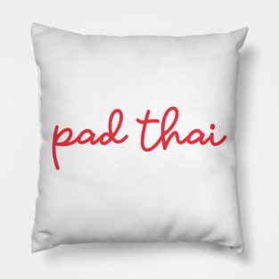 pad thai - Thai red - Flag color Pillow