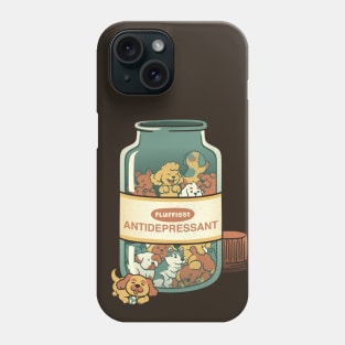 Dogs Antidepressant by Tobe Fonseca Phone Case