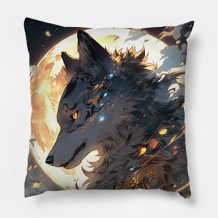 Werewolf moon Pillow