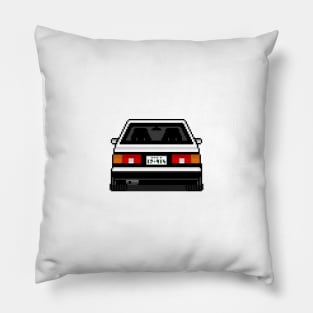 Initial D Toyota Sprinter Trueno AE86 Pixel Art 2 Pillow