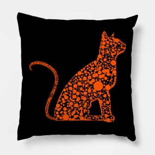 Colorful Cat Lover - Cat Thinking Life Pillow