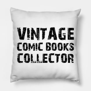 Vintage Comics Books Collector Pillow