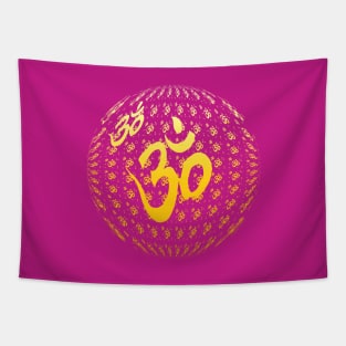 Spiritual Awakening OM Yoga Meditation Tapestry