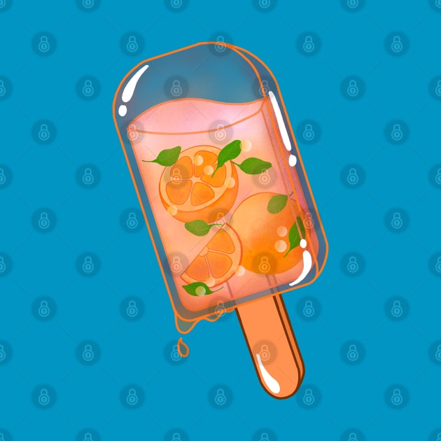 Fresh Orange Ice Pop by Kimprut