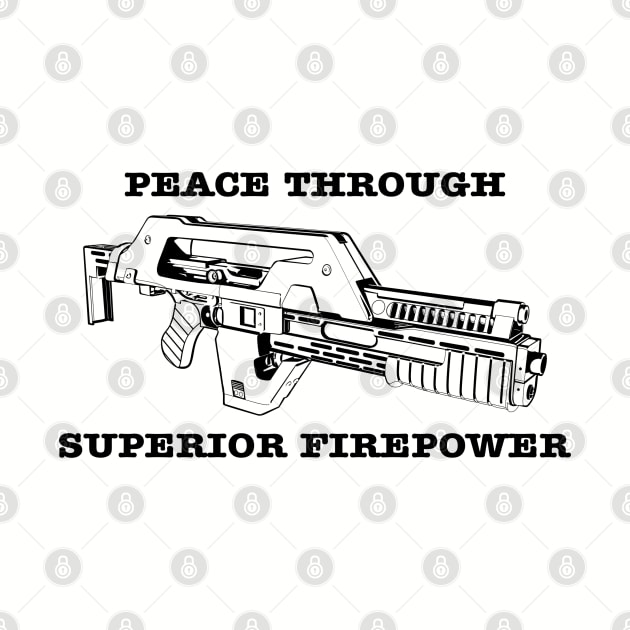 Peace Through Superior Firepower by AngryMongoAff