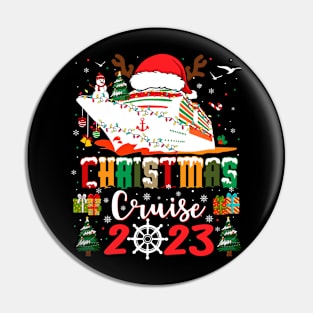 Family Christmas Cruise Christmas Cruisin' Crew 2023 Pin