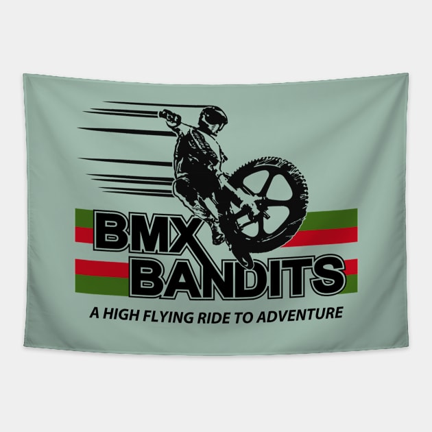 Mod.6 BMX Bandits Bikers Tapestry by parashop