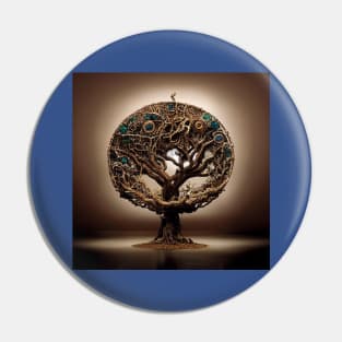 Yggdrasil World Tree of Life Pin