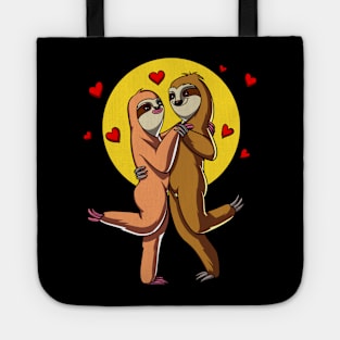 Cute Sloth Couple Tote