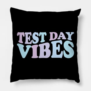 Test Day vibes Pillow