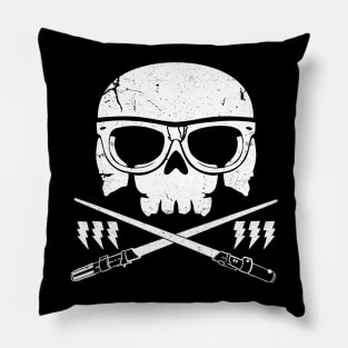 Cordova Club Skull Pillow