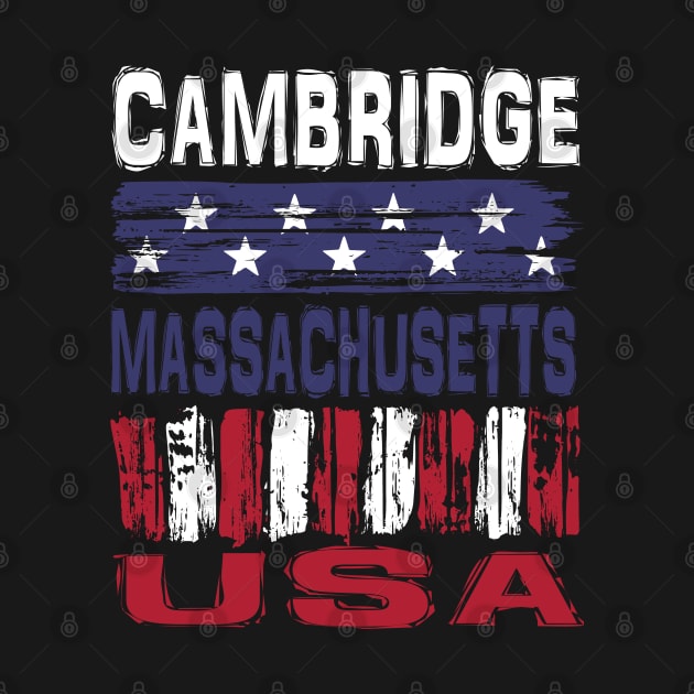 Cambridge Massachusetts USA T-Shirt by Nerd_art