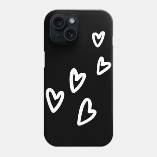 cute hearts - love is not cancelled Phone Case