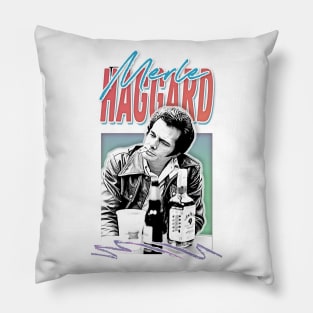 Merle Haggard  / Country Music Fan Gift Pillow