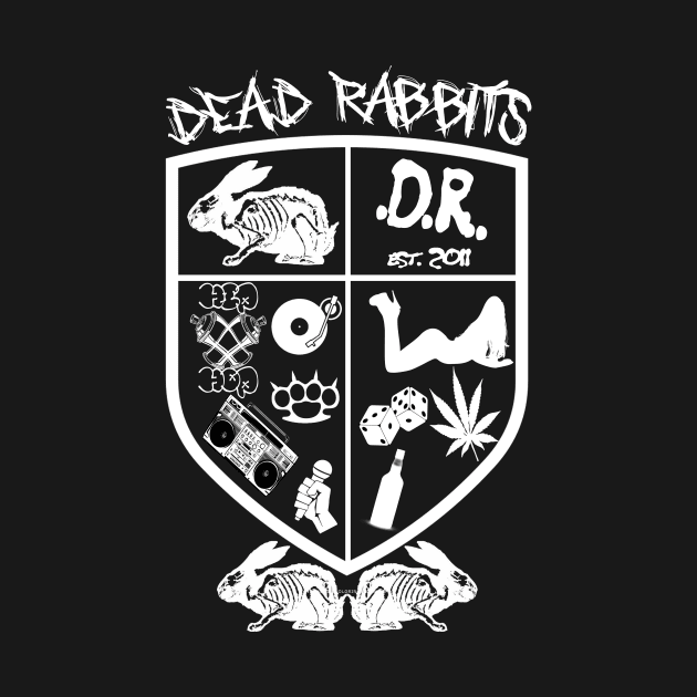 DEAD RABBITS CREST by SleazeMobTrunkBoss