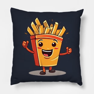 kawaii french fries T-Shirt cute potatofood funny Pillow