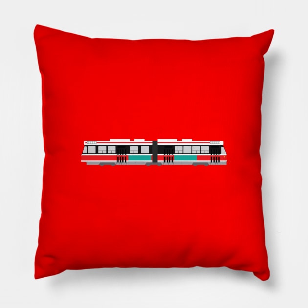 Toronto TTC (ALRV) Streetcar Pillow by StrayKoi