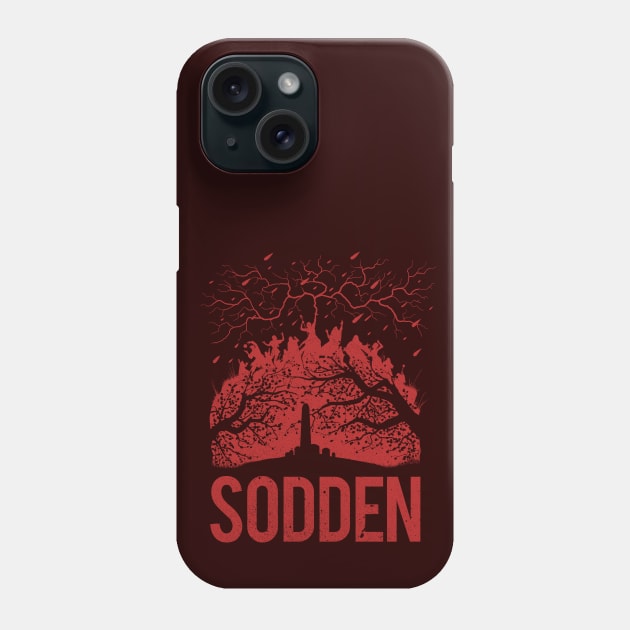 Sodden Hill - title silhouette Phone Case by Mandos92