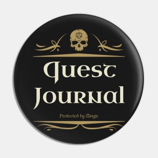 Quest Journal Dungeons Crawler and Dragons Slayer Pin