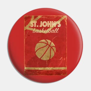 COVER SPORT - ST JOHNS BASKETBALL EST 1907 Pin