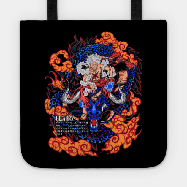 Gear 5 Luffy VS Kaido Dragon - Kaido Yonkou - Tote | TeePublic