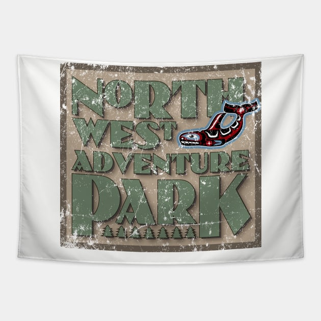 North West Adventure Park Tapestry by MikesTeez