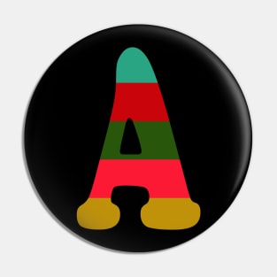 Alphabet A Pin