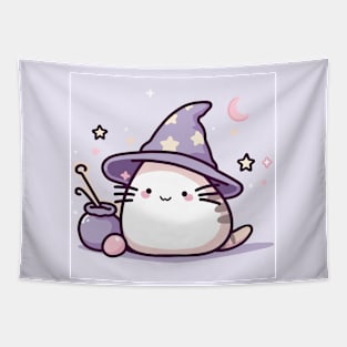 Wizard cat Tapestry