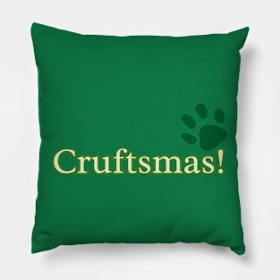 Cruftsmas! Pillow