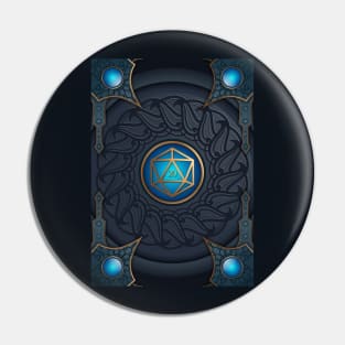 Unique Tabletop RPG Magic D20 Dice Pin