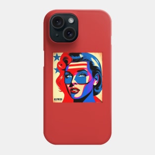 4th of July Patriotic Album Cover Phone Case