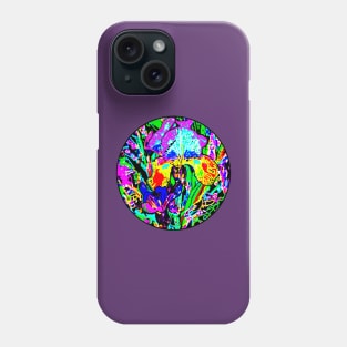 Two Irises Photograph Digital Var 3 Phone Case