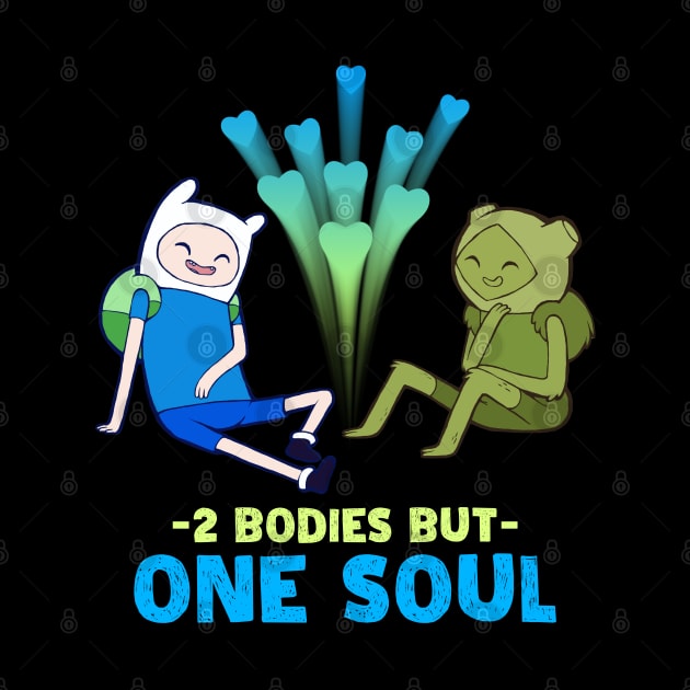 2 Bodies But One Soul - Finn And Fern Adventure Time Characters by Pharaoh Shop