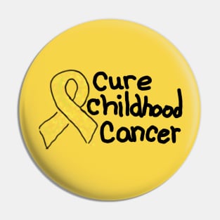 Cure Childhood Cancer Pin