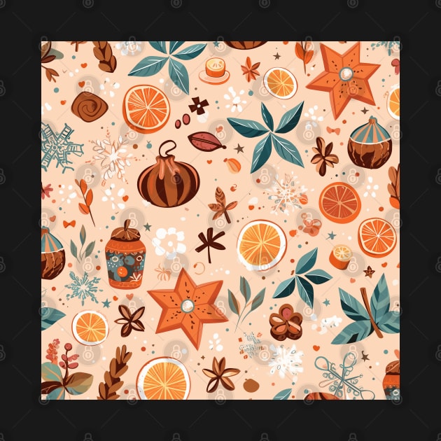 Holiday spices pattern by etherElric