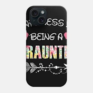 Happiness is being grauntie floral gift Phone Case